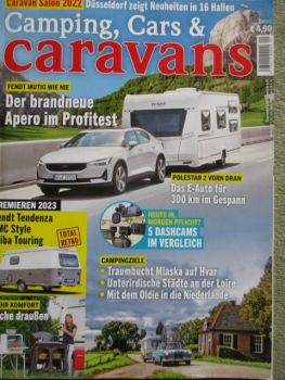 camping,Cars & Caravans 9/2022 Fendt Apero 560SKM,Weinsberg CraCito 470QDK,Polestar 2,