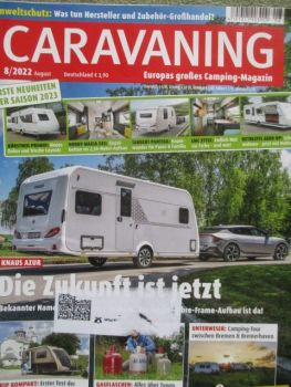 caravaning 8/2022 Knaus Sport 550EU,Kip Kompakt Travel,Volvo V90 B6 Cross Country,Hyundai Ioniq 5,