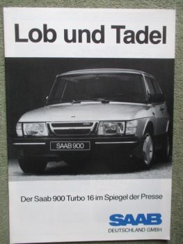 Saab 900 Turbo 16 im Spiegel der Presse