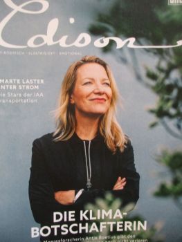 Edison 3/2022 Die Klima Botschafterin,neue BMW i7 xDrive 60,Roland Gumpert