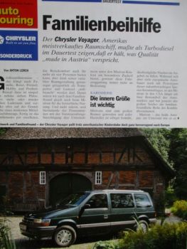auto touring Chrysler Voyager LE 2.5 Turbo-Diesel Dauertest Sonderdruck