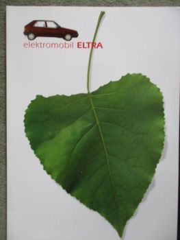 ELTRA Elektromobil Prospekt Serien-Gleichstrom Motor Leistung 15,4 KW