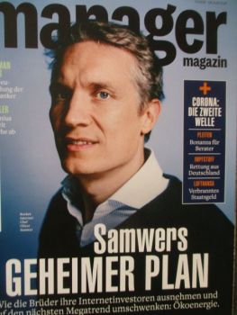 manager magazin 11/2020 Samwers Geheimer Platz,BMW Ceo Zipse