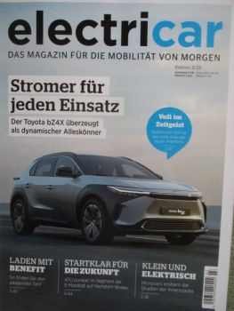 electricar 3/2022 Toyota bZ4X,Polestar 2,Porsche Taycan GTS,VW ID.5,Ford E-Transit,Tesla Model 3,