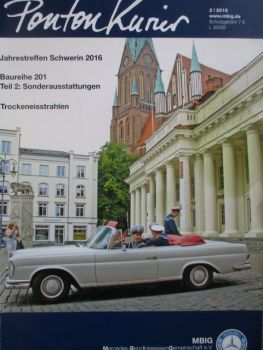 Ponton Kurier 3/2016 W201 +DTM Fahrzeuge +Sonderausstattungen,