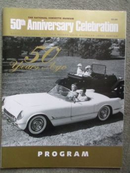 The National Corvette Museum 50th Anniversary Celebration Program Englisch 2003