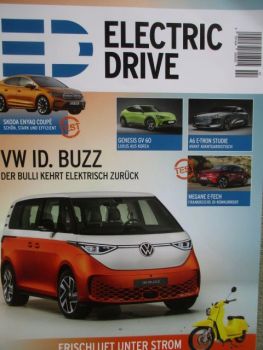 Electric Drive April 2022 ID.Buzz,Genesis GV60,A6 E-tron,Megane E-Tech,Skoda Enyaq Coupé,BMW iX3,Astra,Taycan