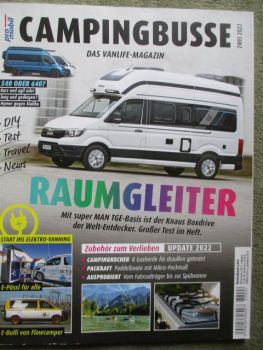 pro mobil Campingbusse Das Vanlife Magazin 2/2022 Mercedes EQV,Knaus Boxdrive 600XL,Ahon Van City,Globe-Traveller