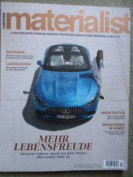 materialist 3/2022 Mercedes Benz AMG SL BR232,BMW 2002tii,Bugatti EB110