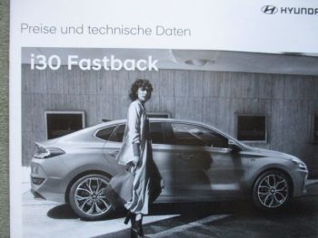 Hyundai i30 Fastback Preisliste Februar 2022