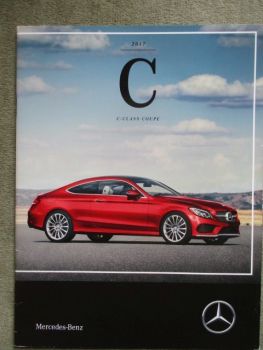 Mercedes Benz C-Class Coupé BR206 300 +C43 AMG +C63 +S Katalog USA Englisch 2017