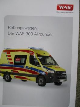 WAS 300 Allroundler Rettunswagen Katalog auf Mercedes Benz Sprinter Diesel im April 2022