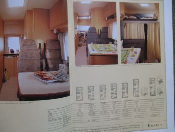 Dethleffs Motorcaravans 1997 Katalog auf Fiat Ducato 10 14 18+Preise A5250-6970SG,H6840 48642 I5252-6972DB