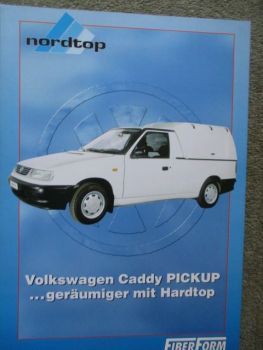 nordtop FiberForm VW Caddy Pickup mit Hardtop CAD-900 CAD-100 CAD-133 CAD-088 CAD-188 CAD-200 CAD-300
