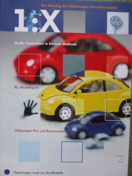 VW Katalog Sammlermodelle +RC-Modellsport +Pins+Reportagen Mai 2000