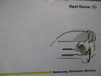 Opel Corsa B 12V 16V +Diesel Anleitung April 1999