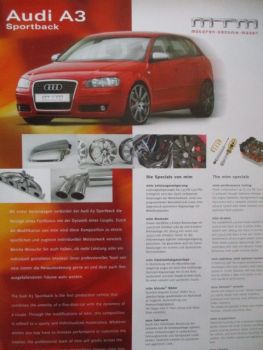 mtm Audi A3 Sportback Prospektblatt