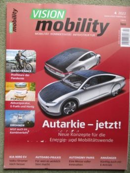 vision mobility 4/2022 Autarkie - jetzt! Kia EV6,Jeep Wrangler 4xe vs. Land Rover Defender P400e,