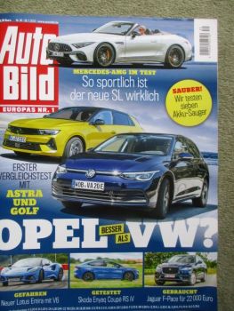 Auto Bild 30/2022 Opel Astra Hybrid vs. Golf8 1.4 eHybrid,AMG SL63 BR232,Suzuki s-Cross 1.4 vs. Mini Countryman R60 Cooper