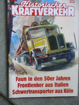 Historischer Kraftverkehr 1/1995 Geschichte des Hauses Faun,Büssing Doppeldecker,