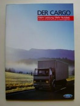 Ford Cargo Prospekt Januar 1985 bis 38t zul.Gesamtgewicht