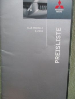 Mitsubishi Preisliste 1/2009