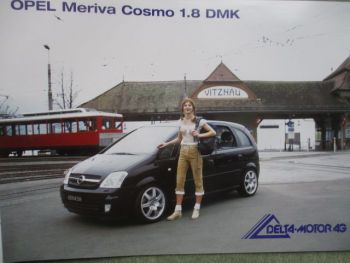 Delta Motor AG Opel Meriva A Cosmo 1.8 DMK Prospektblatt