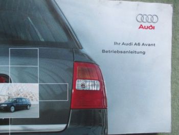 Audi A6 Avant (typ 4B) Benzin 96kw-220kw,Diesel 96kw 120kw 132kw Anleitung Juli 2002
