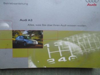 Audi A3 (Typ 8L) Bordbuch November 1999