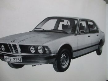 BMW 728 730 733i Anleitung September 1977 E23