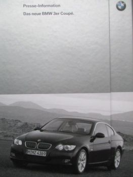 BMW 335i 330i 325i Coupé e93 335d 330d Pressebox Juli 2006