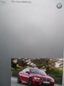 BMW M3 E92 Coupé Pressemappe April 2007 +CD-Rom Rarität