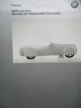 BMW Mondial de l Automobile Paris 2000 Z9 Cabriolet, M3 E46 Coupé,E39 Facelift+Fotos