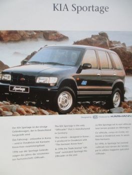 Kia Sportage Prospektblatt mehrsprachig