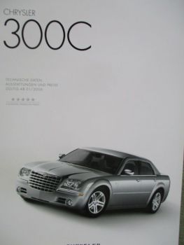 Chrysler 300C 2.7 3.0CRD 3.5 5.7V8 HEMI Preisliste 1/2006