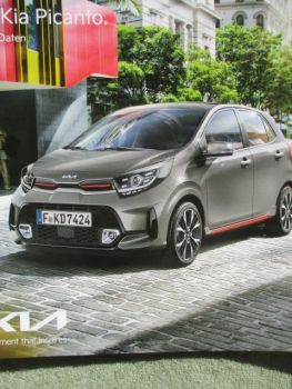 Kia Picanto (JA) Modelljahr 2023 Preisliste August 2022