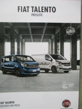 Fiat Talento Versionen und Preise 26. Juli 2019