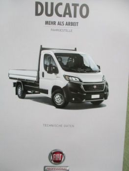 Fiat Ducato Fahrgestelle Technische Daten März 2020