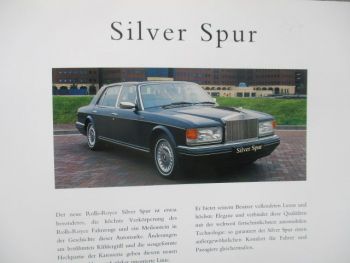 Rolls-Royce Silver Spur +Silver Spirit Katalog 1995