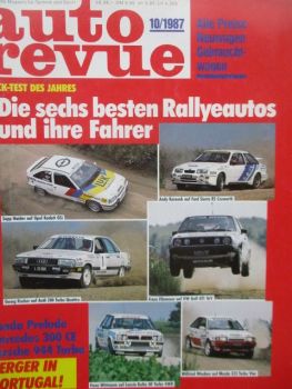 auto revue 10/1987
