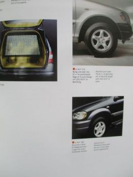 Mercedes Benz M-Klasse W163 Presse-Fotomappe