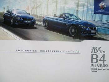 Alpina B4 Biturbo Coupé F32 F33 Cabrio März 2014+Preisliste