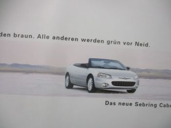 Chrysler Sebring Cabrio Poster Format 41x59cm