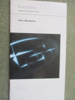 Subaru Prieisliste 10.9.2001