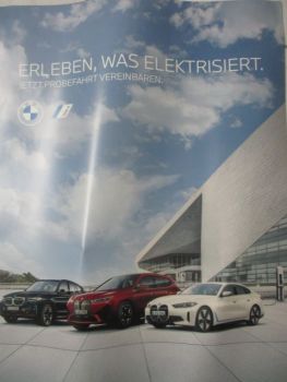 BMW i4 +iX3 +iX Großformat Poster 60x84cm