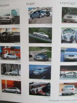 Lexus Genf Motor Show Pressemappe 2004 GS RX400-h
