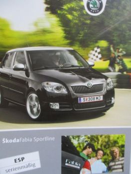 Skoda Fabia Sportline katalog April 2009
