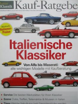 Motor Klassik Kauf-Ratgeber Italienische Klassiker