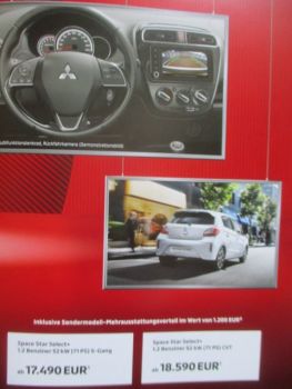 Mitsubishi Space Star Sondermodelle Select 2/2023