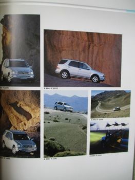 Mercedes Benz M-Klasse Modelljahr 2002 W163